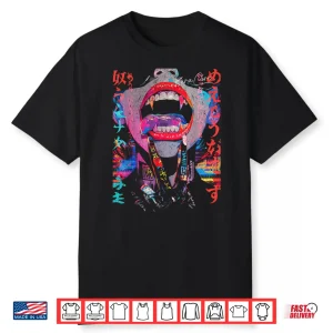 Japanese Streetwear Cyberpunk Y2K Retro Techwear Manga Anime Shirt