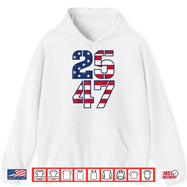 Hoodie 2547 Patriotic Vintage USA American Flag 25 47 Shirt 1