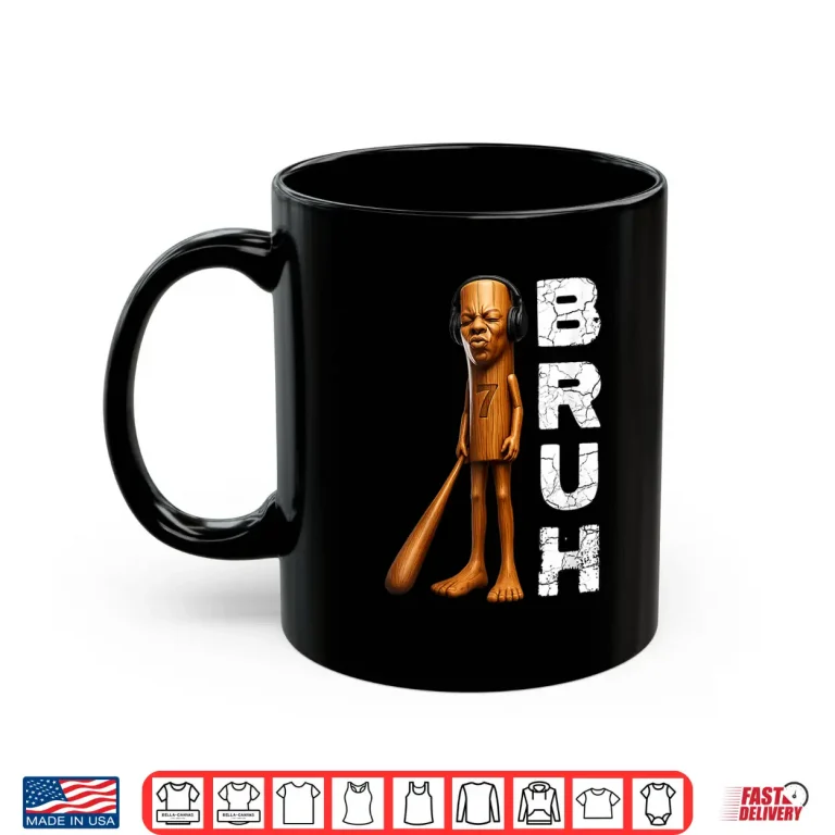 Mug Funny Tung Tung Tung Speed Face Tuff Brainrot Meme Shirt