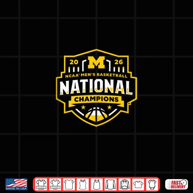 Design Michigan Wolverines National Champs 2026 Basketball Icon Shirt
