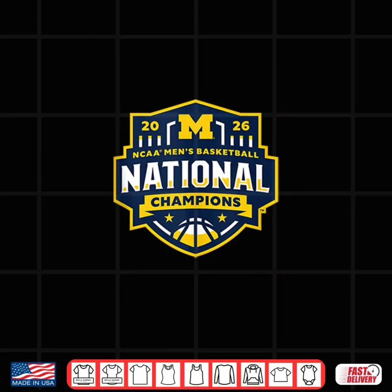 Michigan Wolverines National Champs 2026 Basketball Logo Shirt 4 Design Michigan Wolverines National Champs 2026 Basketball Logo Shirt