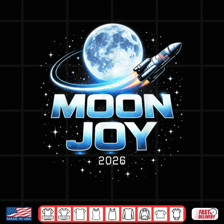 Design Moon Joy Space Exploration USA Moon Missions 2026 Shirt