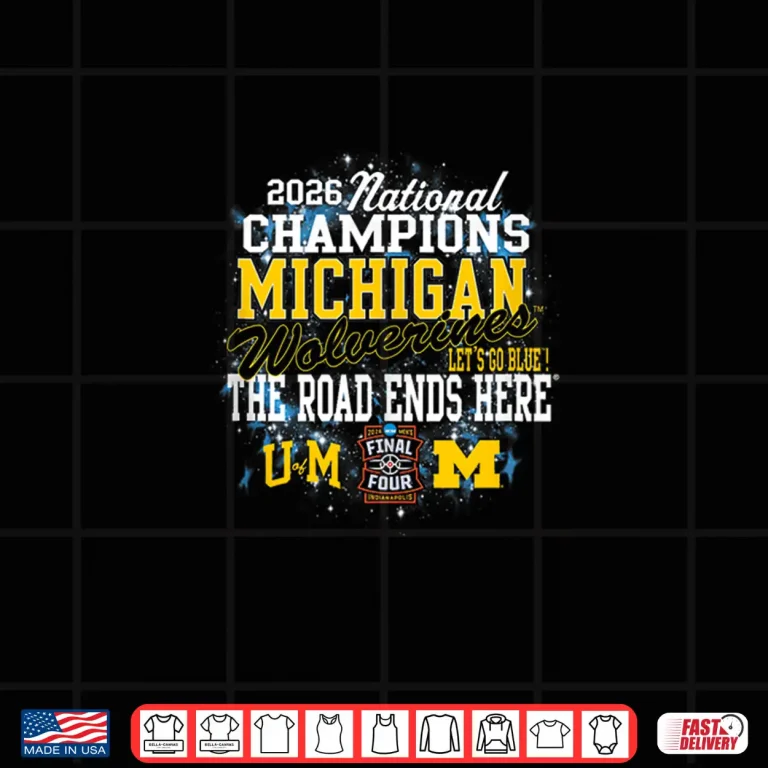 Design Michigan Wolverines 2026 National Champs Mens Basketball Shirt