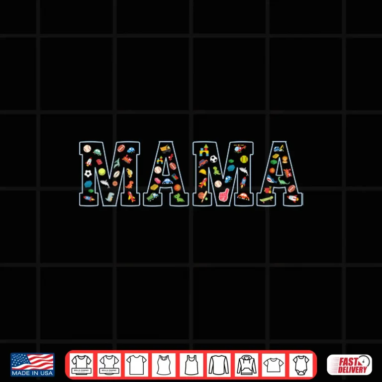Design Boy Mama Dinosaur Truck Sports Mom Life Shirt