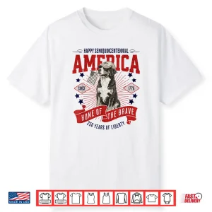July Fourth Home Of The Brave Patriotic Swissy Shirt