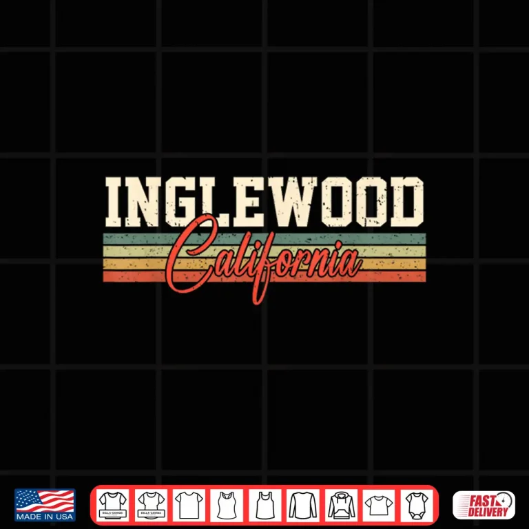 Design Inglewood City Vintage Retro Shirt
