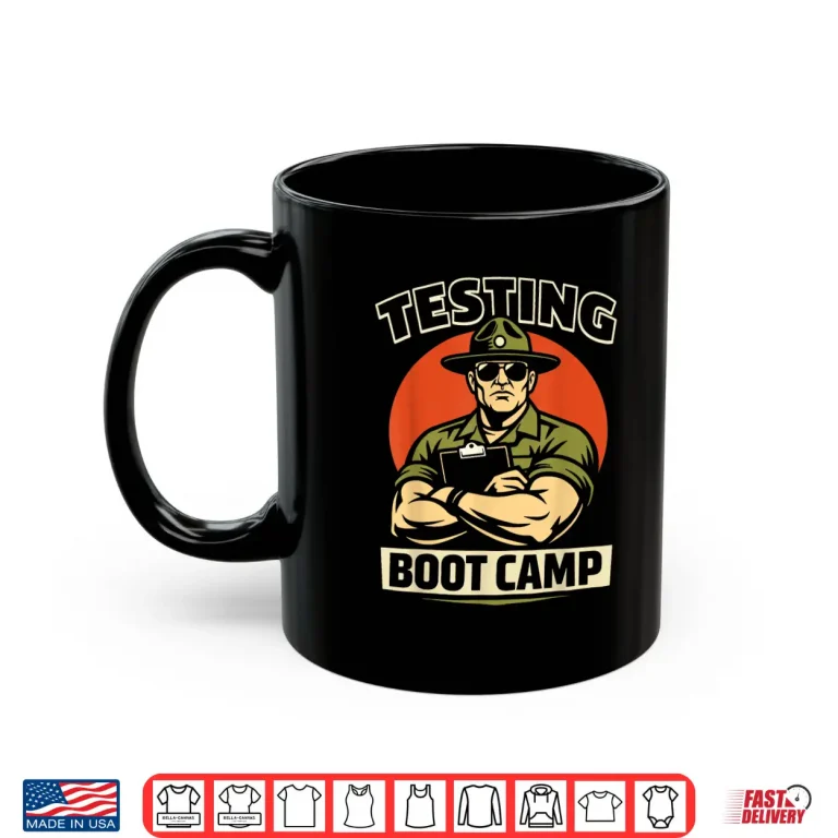 Mug Rock The Test Music Teacher Testing Boot Camp Design Funny Shirt