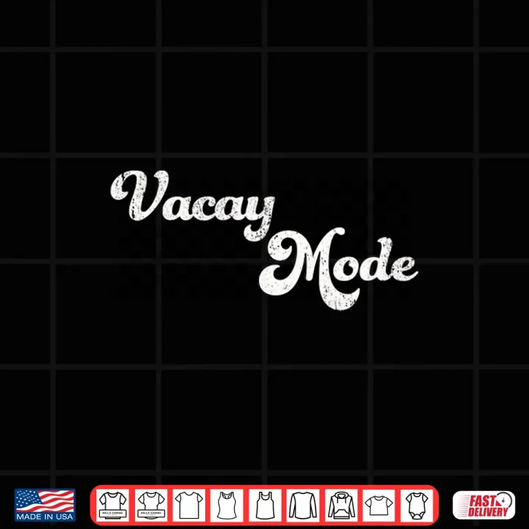 Design Vacay Mode Vacation Cruise Beach Summer For Women Men Kids Shirt