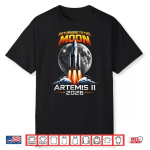 Artemis 2 Astronaut Moon Landing Shirt