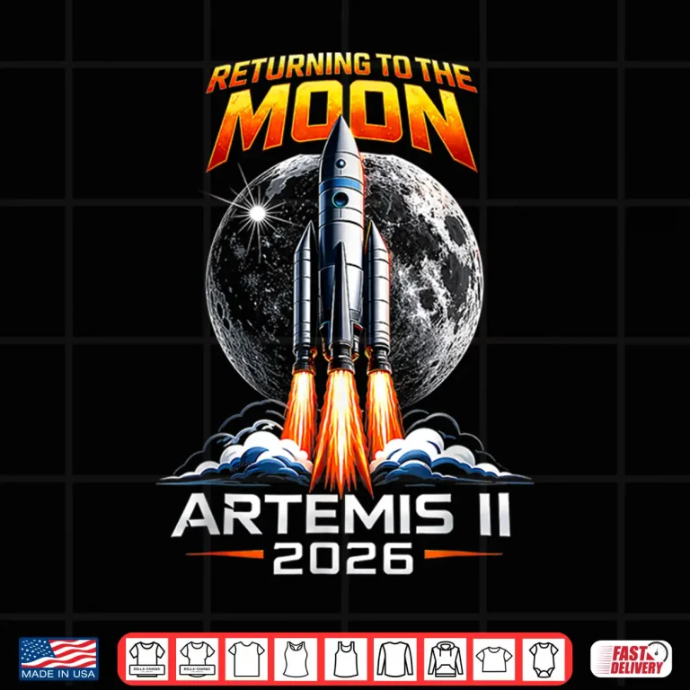 Design Artemis 2 Astronaut Moon Landing Shirt