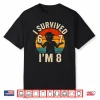 I Survived 67 I’M 8 Funny 8Th Birthday Boy 6 7 Meme Retro Shirt