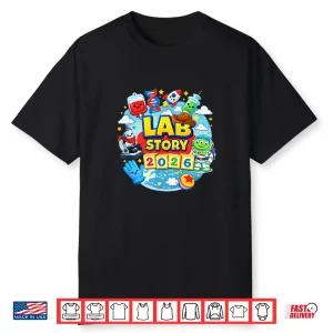 Lab Story Day Funny Cartoon Design Shirt