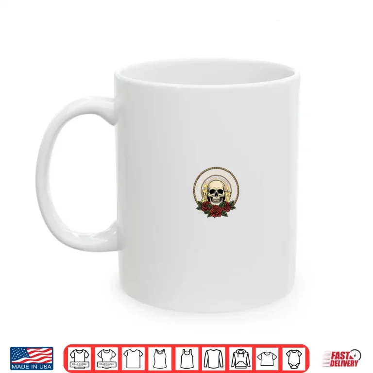 Mug May The Bridges I Burn Light My Way Skull Gothic Quote Art Shirt