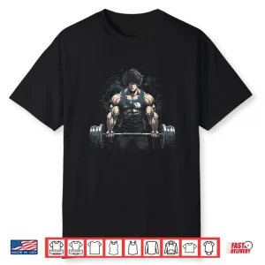 Anime Young Deadlift Fitness Motivation Strenght Shirt