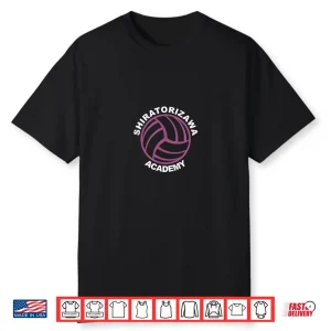Shiratorizawa High Volleyball Practice Anime Manga Cosplay Shirt