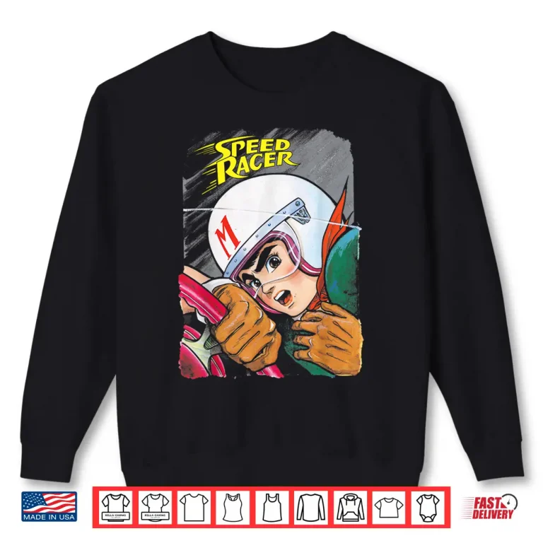 Sweatshirt US Speed Racer Logo Close 01 Black Shirt