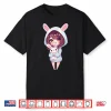 Anime Girl With Bunny Kawaii Easter Japanese Otaku Girl Shirt