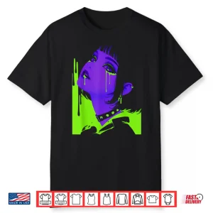 Cybergoth Cybercore Grunge Punk Goth Girl Alt Anime Manga Shirt
