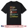 Eat Sleep Anime Gaming Repeat Gamer Men Teen Boy Gifts Anime Shirt