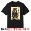 Samurai Raccoon Japanese Warrior Vintage Ukiyo E Anime Art Shirt