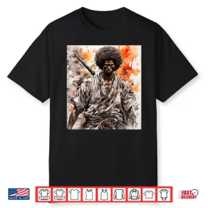 Samurai Saga The Afro American Anime Cartoon Adventure Shirt
