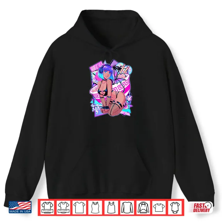 Hoodie Sexy Anime Girl Japanese Sexy Demon Girl Cosplay Shirt