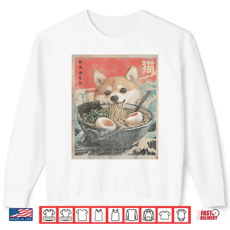 Shiba Inu Ramen Japanese Funny Kawaii Shiba Dog Anime Gifts Shirt 2 Sweatshirt Shiba Inu Ramen Japanese Funny Kawaii Shiba Dog Anime Gifts Shirt