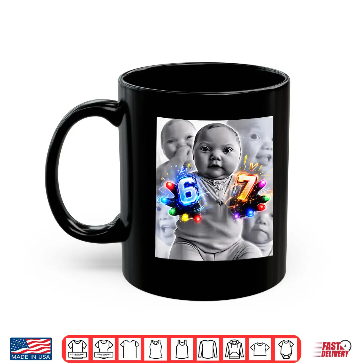 Baby 67 Six Seven Hand Funny Ai Baby Meme Shirt Baby 67 Six Seven Hand Funny Ai Baby Meme Shirt
