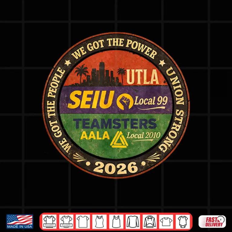 Design Vintage Labor Movement UTLA SEIU AALA We Got The People Shirt