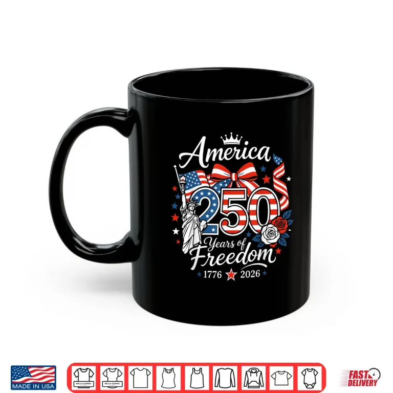 Mug 250 Anniversary USA 1776 2026 4th of July Vintage Shirt