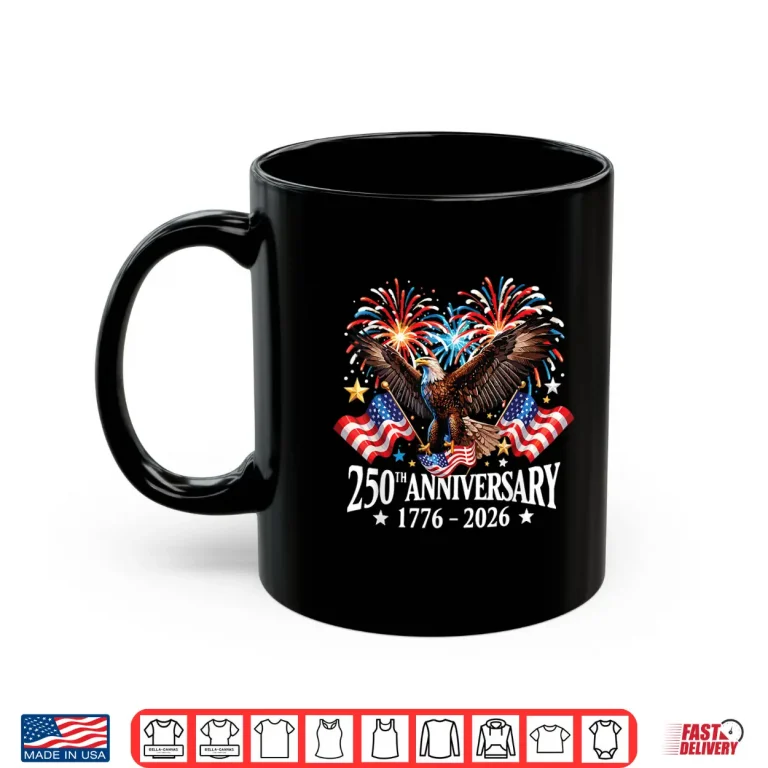 Mug 250 Independence Anniversary USA Eagle Patriot American Flag Shirt