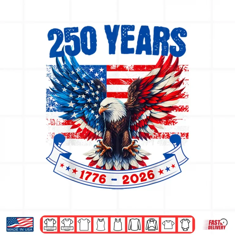 Design 250th Anniversary USA Eagle 4th of July 250 Anniversary USA Shirt
