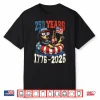 Patriotic Dog Dachshund 250Th Anniversary 4Th Of July Retro Shirt