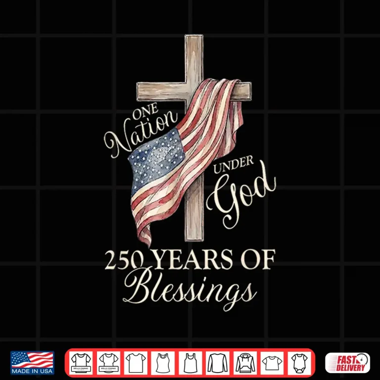 Design One Nation Under God 250 Years 250th Anniversary USA Women Shirt