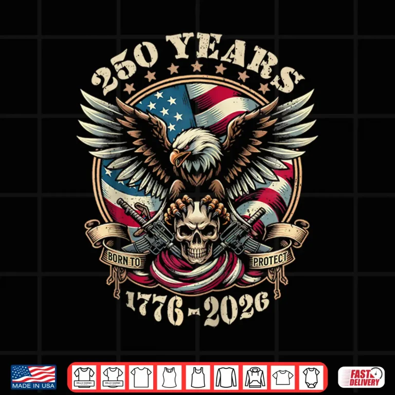 Design 250 Anniversary USA Patriotic Eagle 250th 4th of July Shirt