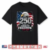 250 Years Eagle And Flag 1776 2026 250Th Birthday Shirt