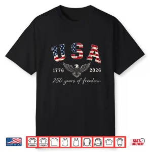 4Th July 250Th Anniversary Usa 250 Years Us Flag Patriotic Shirt
