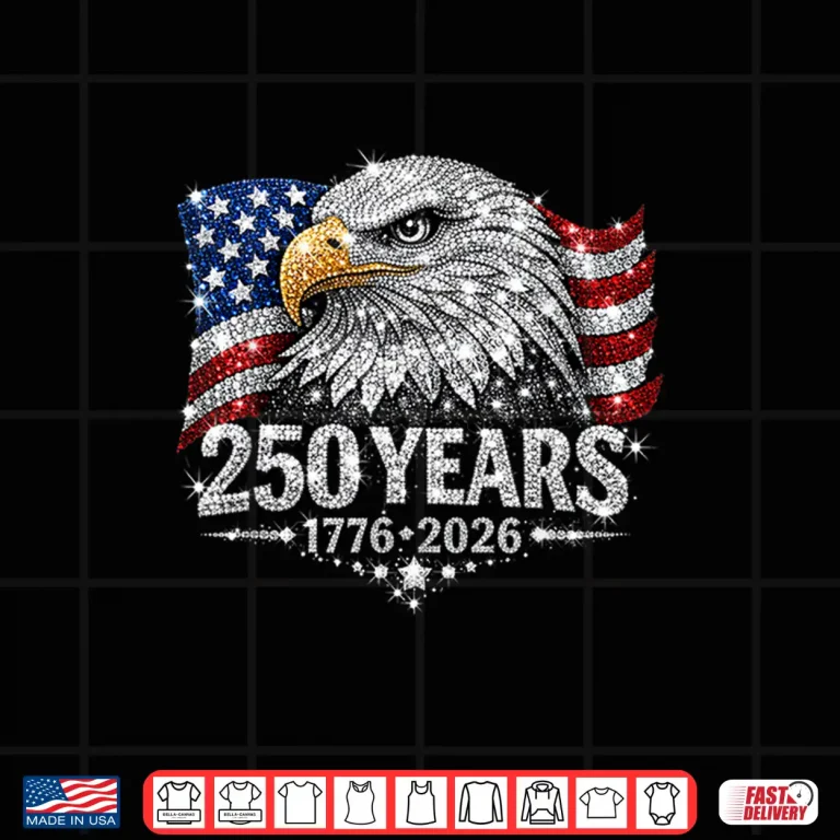 Design Patriotic America Women Men 250th Anniversary USA Shirt