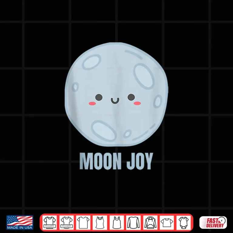 Design Cute and Simple Moon Joy Shirt
