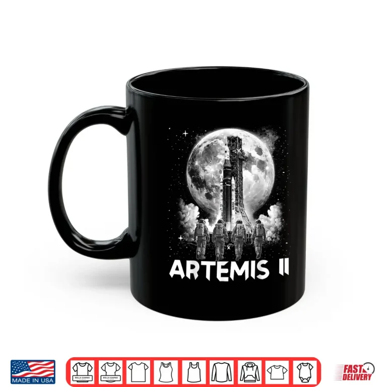 Mug Artemis 2 Launch Back to The Moon 2026 Shirt