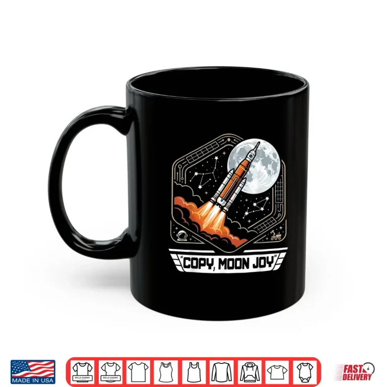 Mug Copy Moon Joy Statement with Full Moon Shirt