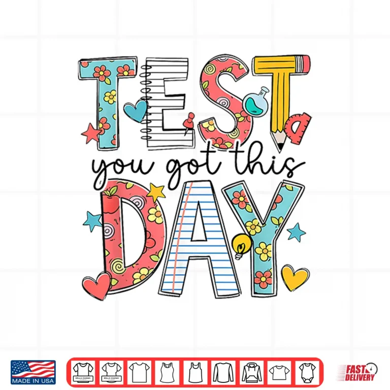 Design Groovy Test Day Rock The Test You Got This Teacher Student Shirt