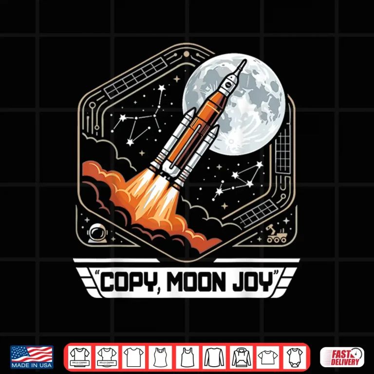 Design Copy Moon Joy Statement with Full Moon Shirt