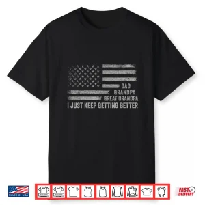 Funny Dad Gifts Men From Daughter Dad Grandpa Great Grandpa Shirt