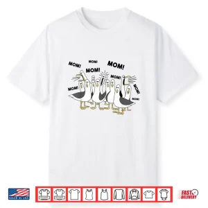 Funny Seagull Mom Mom Ocean Life Mother’S Day Bird Animal Shirt
