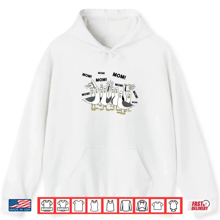 Hoodie Funny Seagull Mom Mom Ocean Life Mothers Day Bird Animal Shirt
