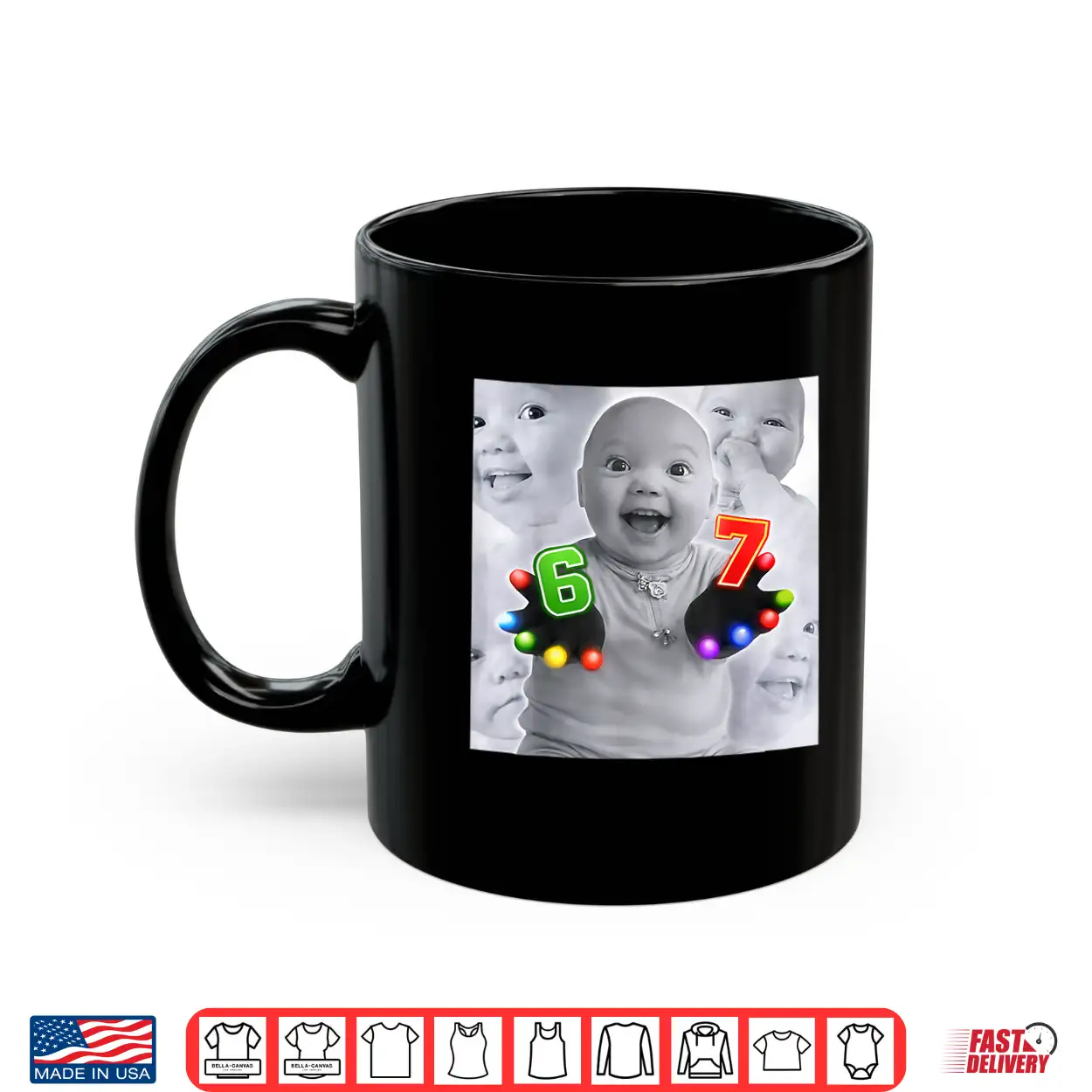 Gloving 67 Six Seven Niche Baby Funny Ai Baby Meme Shirt Gloving 67 Six Seven Niche Baby Funny Ai Baby Meme Shirt