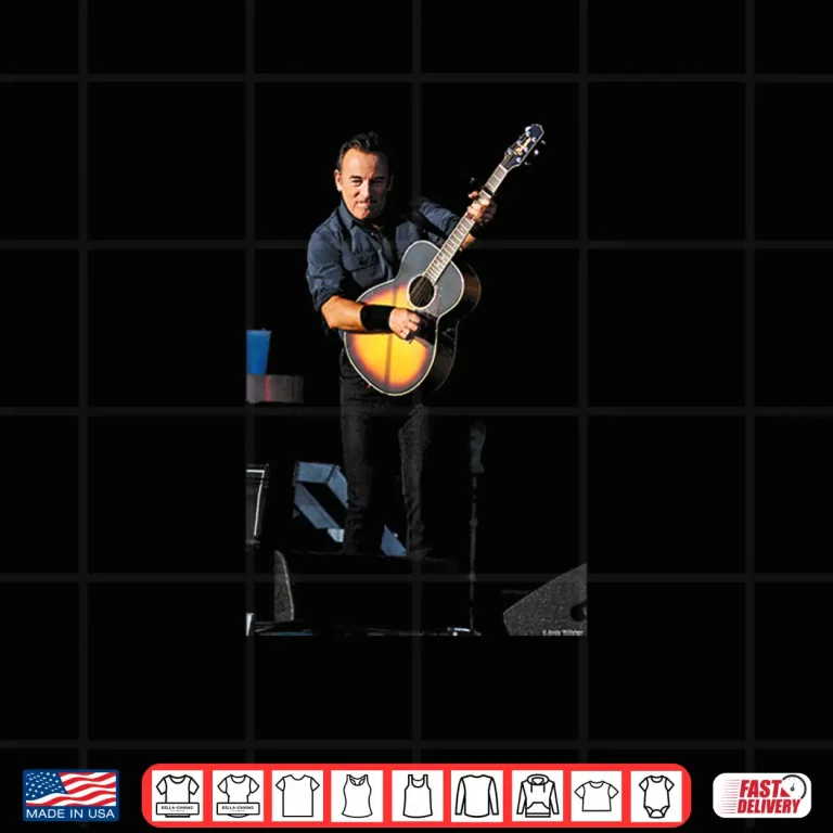 Design The Boss Bruce Springsteen in London 2013 By Andy Willsher Shirt