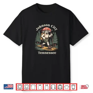 Johnson City Tennessee Hiking Mushroom Vacation Shirt