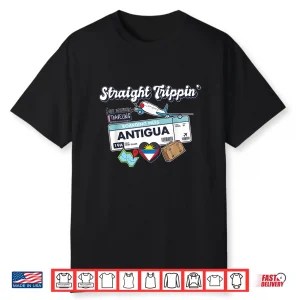 Straight Trippin’ Antigua Vacation Tour Travel Trip Matching Shirt